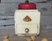 Vintage Coffee Grinder, German Hand Crank Mokka Grinder, Dienes PEDE Coffee Grinder