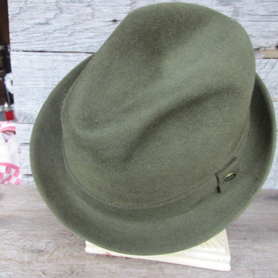 Vintage Stetson Playboy Hat Men's Green 