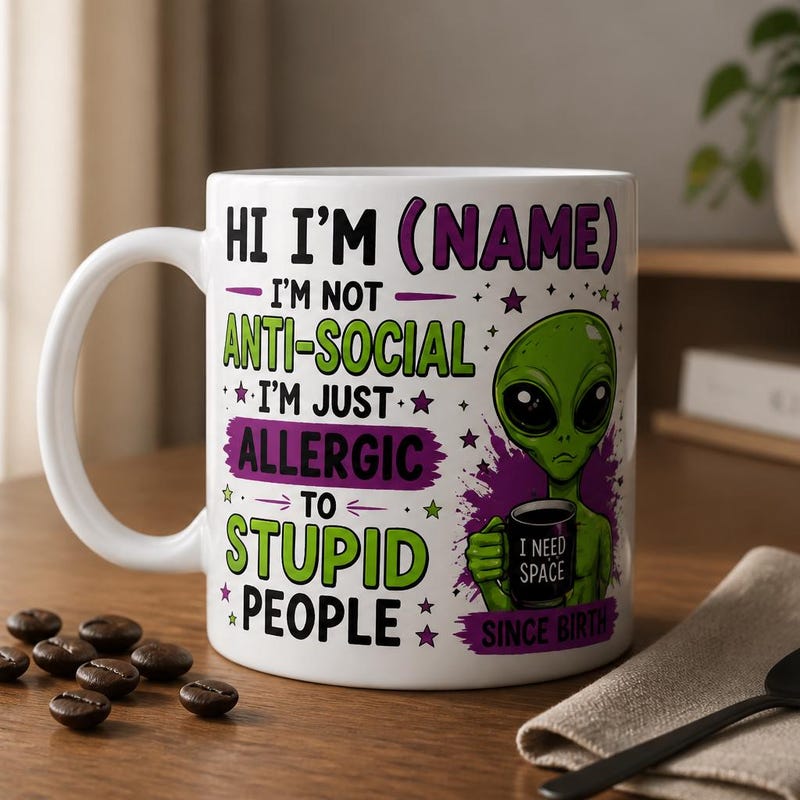Alien Mug - Etsy UK