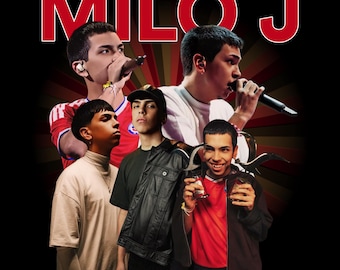 Diseño de camiseta de Milo J, descarga instantánea y lista para imprimir, Milo J PNG, PNG de alta calidad, productos para fans de Milo J