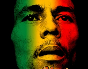 Bob Marley One Love PNG: Diseño Rastafari (Descarga digital)
