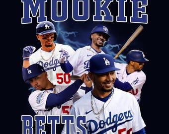 Mookie Betts png, Diseño de camiseta PNG Descarga digital instantánea