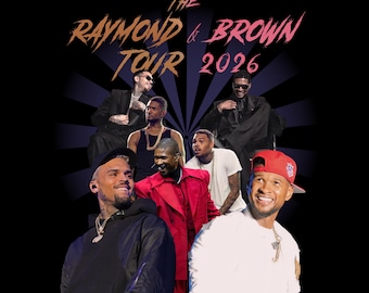 Archivo PNG de la gira de R&B de Raymond y Brown 2026 (Descarga digital)