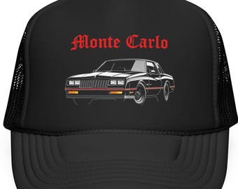 1988 Monte Carlo SS Trucker Cap, Classic Muscle Car Hat