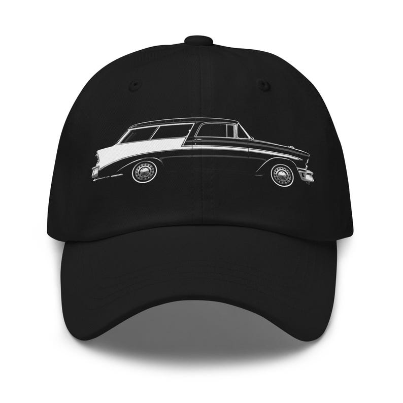 1956 Nomad Silhouette Dad Hat Classic American Car Cap