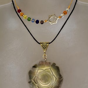 Labradorite Orgonite Sacral Chakra • Creativity Magic Passion Pendant • Transformation Talisman • Labradorite Orgonite Pendant