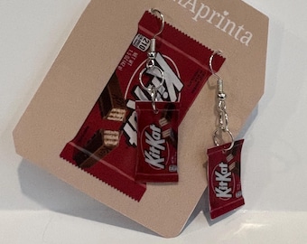 Custom Miniature Earrings | Personalizados con fotos, logos, snacks, cereales y cualquier idea que tengas
