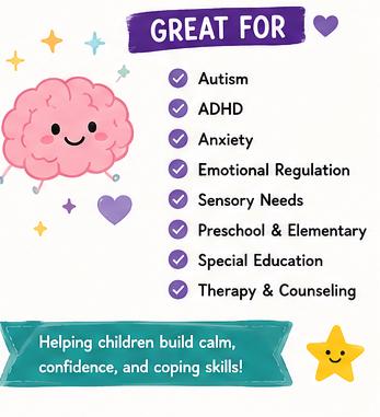 Calm Down Choice Board for Kids | Autism & ADHD Visual Support - Etsy