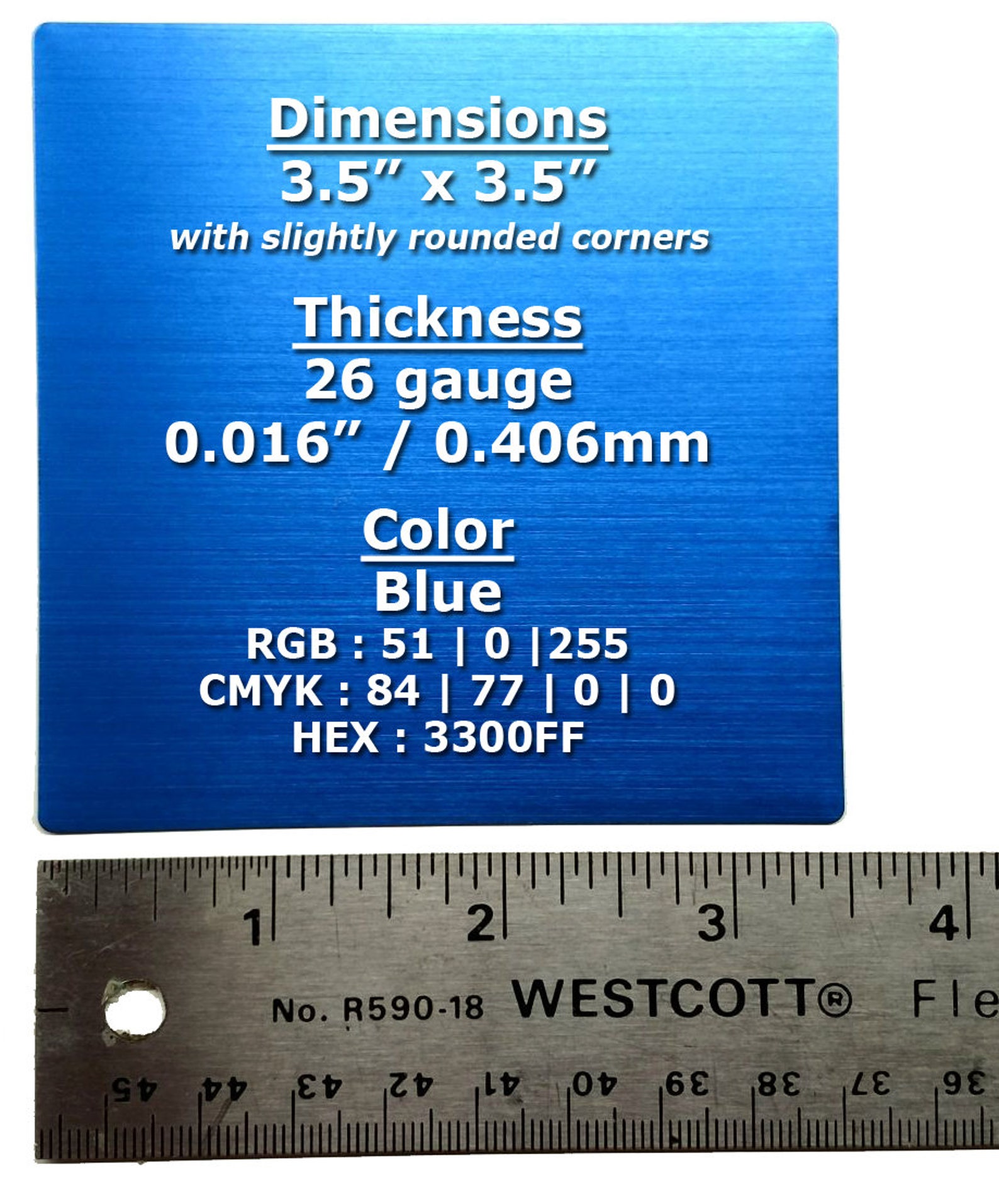 The Etching Tool 2 Aluminum Blanks 3.5 Fits Cricut Etsy