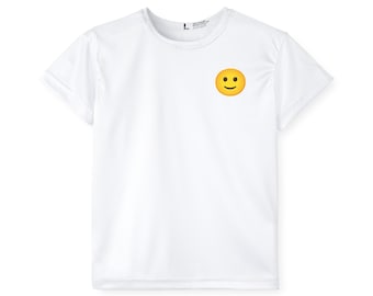 Camiseta deportiva infantil con estampado de emojis "Mama's Boy"