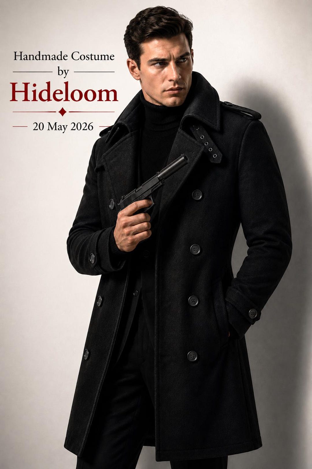 007 First Light Trench Coat | James Bond Inspired Handmade Wool