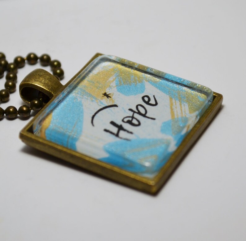 CLOSING SHOP SALE God is Able Pendant Necklace C L Murphy Creative CLMurphyCreative