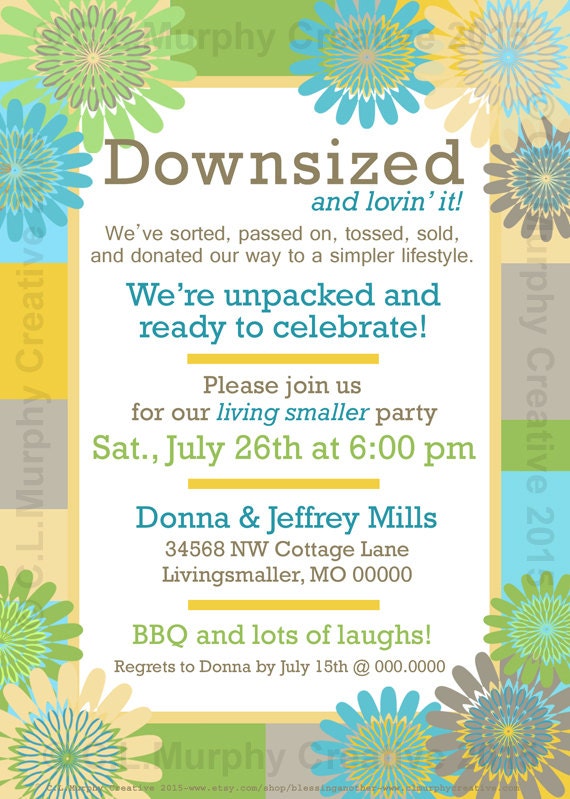 Housewarming Invitation New Home Moving Announcement Etsy