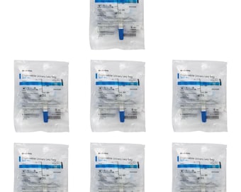Urinary Leg Bag McKesson Anti-Reflux Valve Sterile 500 mL and 1,000 mL Vinyl - 7 Bags
