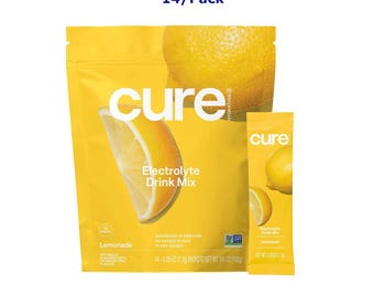 Oral Electrolyte Solution Cure Lemonade Flavor 7.3 Gram - 14/Pack