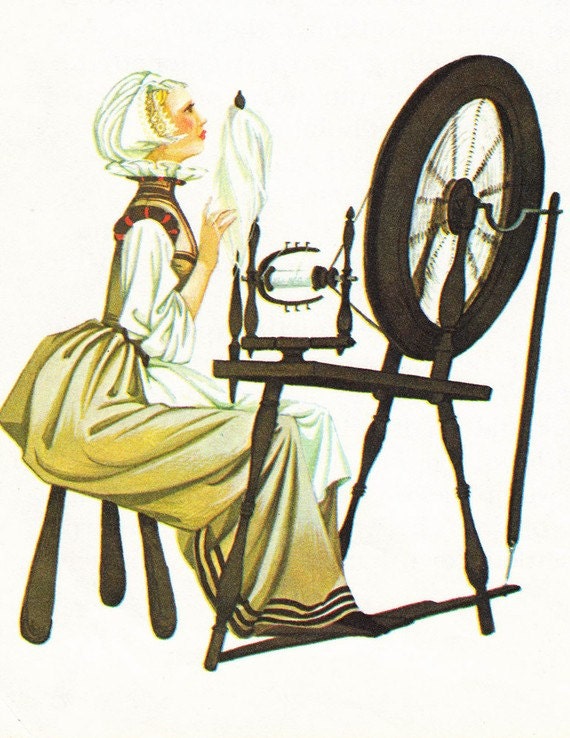 Rumpelstiltskin Vintage Illustration Storybook Print Etsy