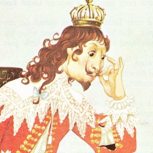 Puss in Boots - Vintage Illustration Storybook Print - Deans A Book of Fairy Tales - Paper Ephemera