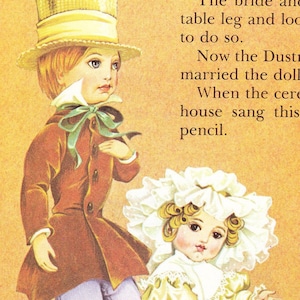 Ole Luckoie or the Dustman - Vintage Illustration Storybook Print - Deans A Book of Fairy Tales - Paper Ephemera