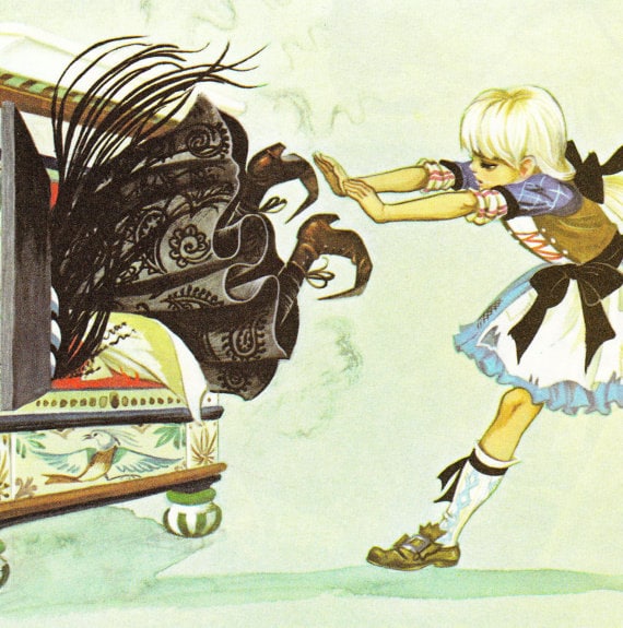Hansel and Gretel - Vintage Illustration Storybook Print - Deans A Book of  Fairy Tales - Paper Ephemera - Etsy