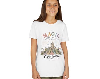 Kids Shirt | Autism Acceptance Castle Graphic Tee, Inclusion Inclusion