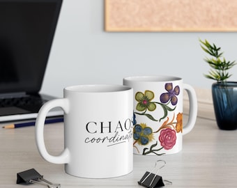 Mug | Watercolor Floral Coffee Cup | Gift for Mom