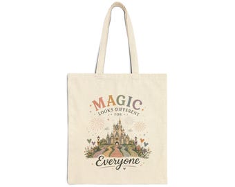 Tote Bag | Neurodiversity Acceptance Canvas Bag