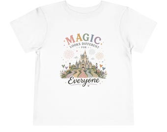 Toddler Shirt | Magic Looks Different Everyone | Autism Acceptance Tee