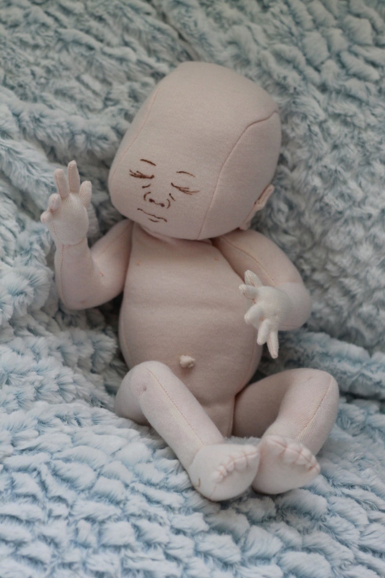 Realistic Preemie Baby Boy Cloth Doll Anatomically Correct Etsy