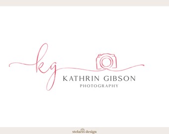 Photography logo design, Watermark for photography, Camera logo, calligraphy logo, photography branding 569