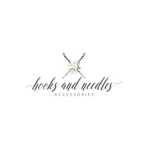 Crochet logo, Premade Logo Design, Wool Logo, Etsy Shop Logo, Knitwear Logo, Handmade Logo, Craft Logo, Yarn Logo 540