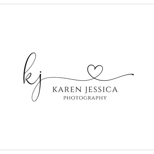 Photography Logo Design Photography Watermark Initial - Etsy