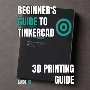 Tinkercad Beginner Guide PDF | 3D Model Design Tutorial (Digital Download)
