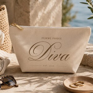 Femme Forge Diva Accessory Pouch | T-Bottom Makeup Bag