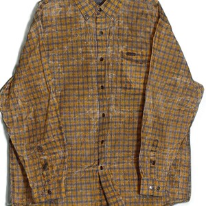 Återvunnen vaxad jacka (Carhartt Light Weight Plaid)