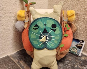 Plush - Korok w/ Red Backpack, 7-inch (NEW) - Nintendo - Legend of Zelda
