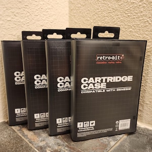 Genesis vervangende cartridgehouder [set van 4] (NIEUW) - Retro-bit - Sega afbeelding 1