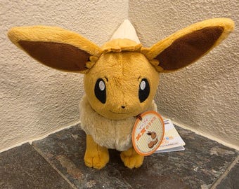 Plush - Eevee [female], 7-inch (NEW) - Pokemon - Sanei