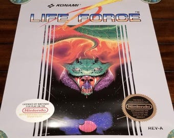 Poster - Life Force - NES (NEW) - Konami - Nintendo
