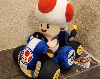 Plush - Super Mario Kart World, Toad Plush, 11 inch (NEW) - Nintendo