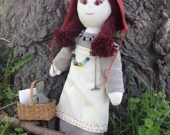 Custom Viking Cloth Doll~ Custom Doll~ Viking Rag doll~ Living History Doll~ONE of a KIND Custom Cloth Doll ~ Custom Re-enactor Doll~