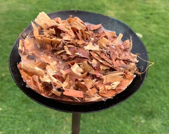 Fire Starters Brazier Cakes Torch Lights Wax Wood Chips Camping Outdoors
