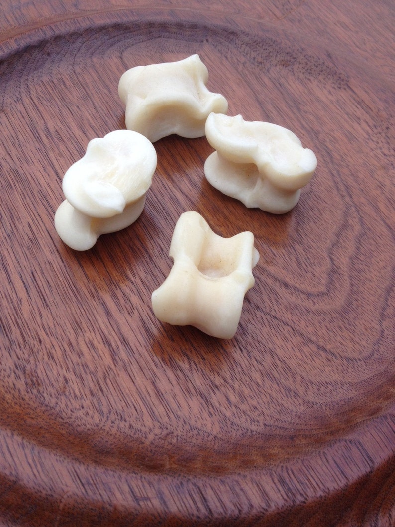 Viking Gambling Bones~ Deer Astragalus Talus Knuckle Bones ~ Divination Bones~ Norse Viking Gambling Set ~Viking Games~ Bone Jacks image 3