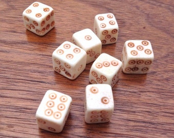Bone Dice~ Viking Gambling Dice~ Bone Dice~ Norse Gambling Dice ~ Viking Gambling Set