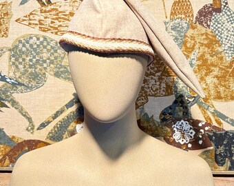 RUS Viking Hat~ Natural Wool Viking~ Simple Russian Style Birka Wool Norse Hat~ Winter hat
