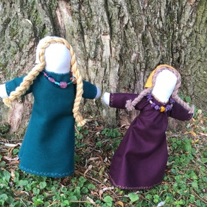 Viking Doll~ Viking Folk Doll~ Small Viking Rag Doll~ Doll for Re