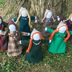 Viking Doll~ Viking Folk Doll~ Small Viking Rag Doll~ Doll for Re