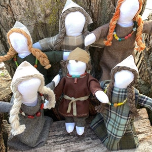 Viking Doll~ Viking Folk Doll~ Small Viking Rag Doll~ Doll for Re