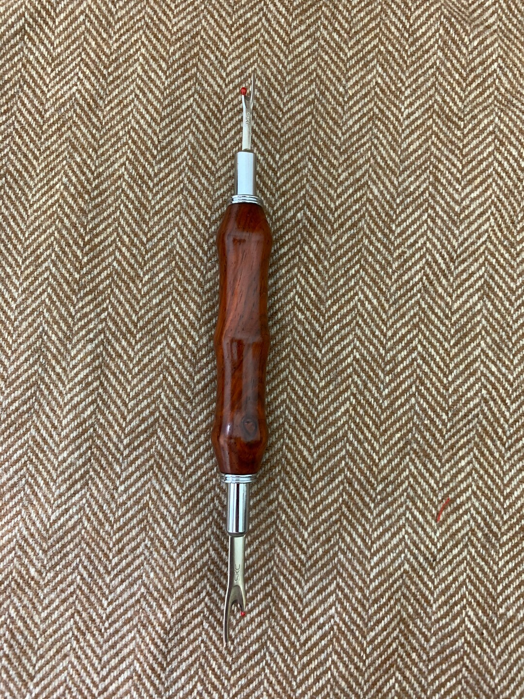 Wooden Seam Ripper Hand Turned Wood Seam Ripperdouble End Seam Ripper Viking Accessoryviking