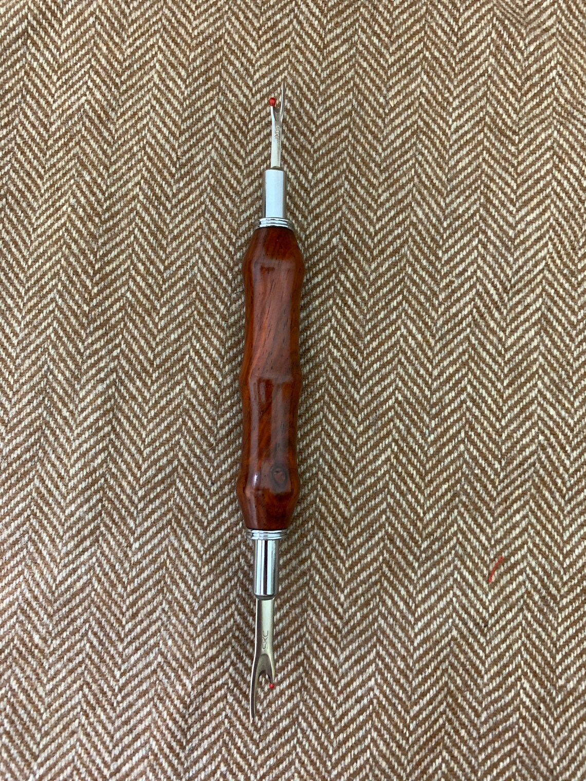 Wooden Seam Ripper Hand Turned Wood Seam Ripperdouble End Etsy