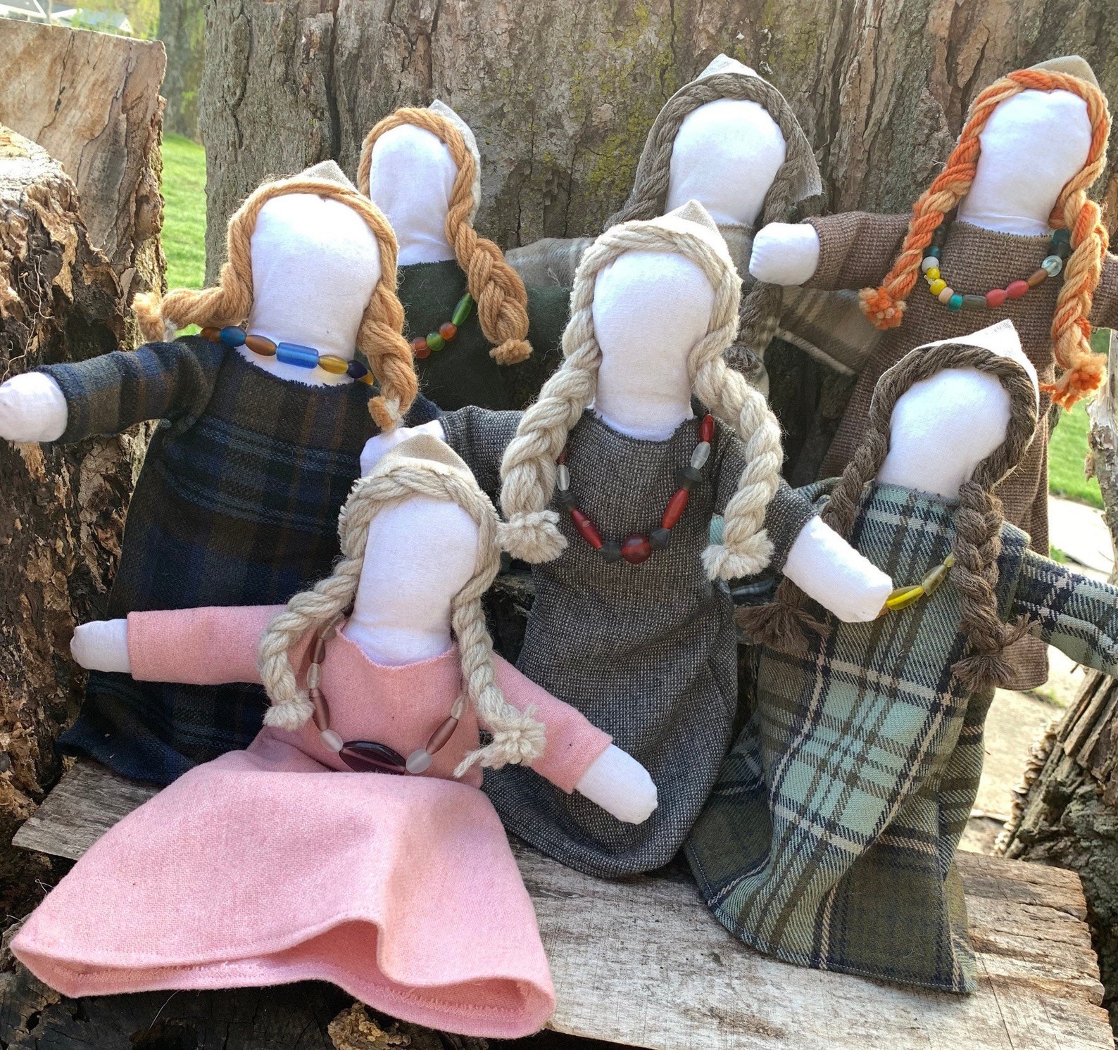 Viking Doll Viking Folk Doll Small Viking Rag Doll Doll for Re-enactment Norse Doll Swedish Doll